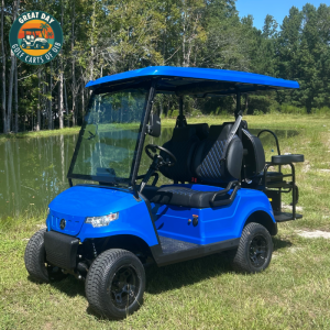 Epic E40 Electric Golf Cart Metallic Royal Blue
